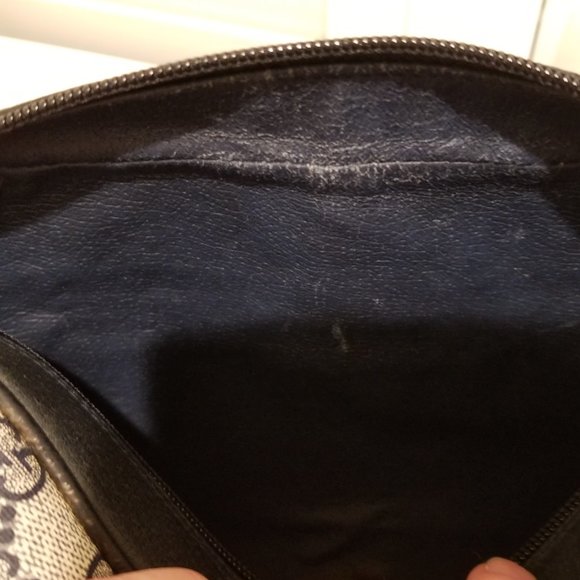 Vintage 1980's Vintage Gucci Blue Messenger Bag - Picture 5 of 14